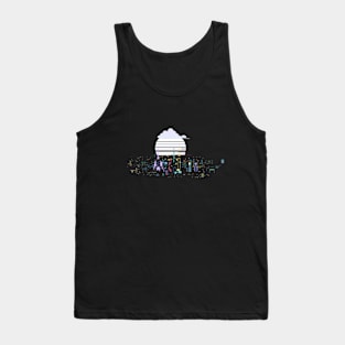 8 Bit Neon City Tank Top